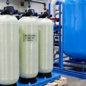 Activated Carbon Filter in Water Treatment Plant